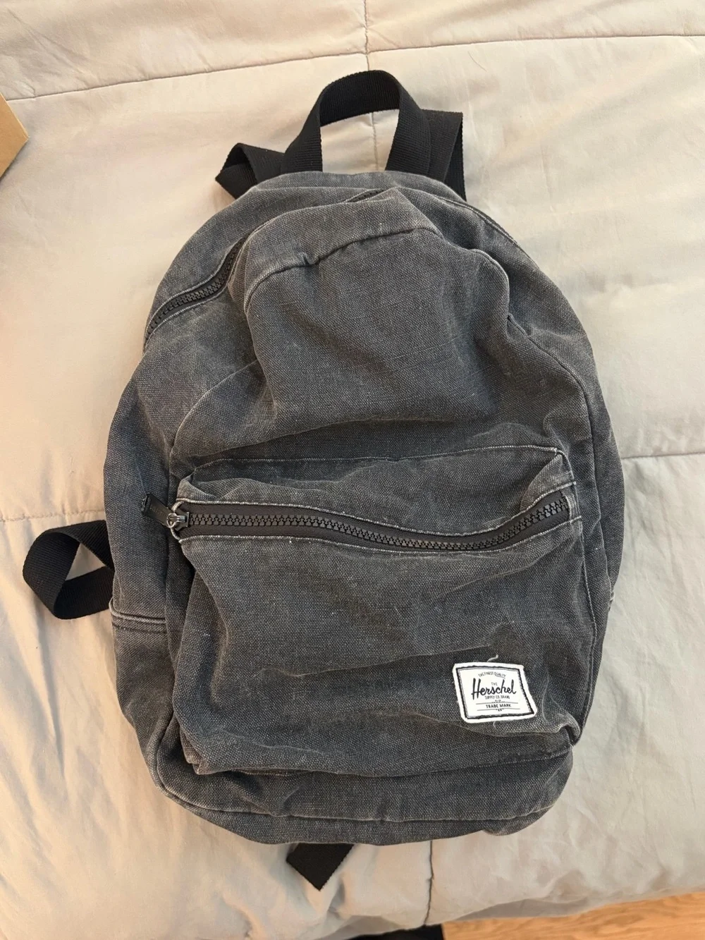 Herschel Supply Company Washed Black Canvas Everyday Backpack